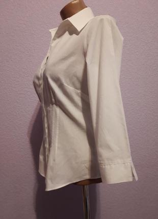 Классическая белая рубашка бренд marks&spencer. размер 40.2 фото