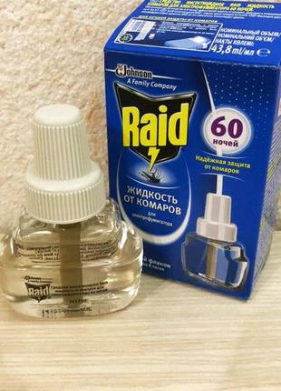 Жидкость raid от комаров 60 ночей