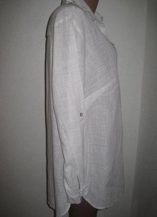 Тонкая хлопковая рубашка туника george р-р184 фото