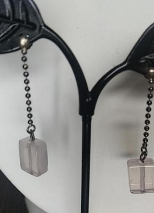 Bjorklund элитный серебряный набор колье и серьги розовый кварц