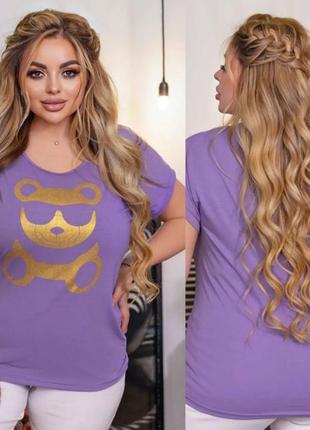 Футболка кулир с принтом