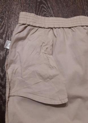 Брендовые новые 100% хлопок легкие брюки бриджи р.22 от casual comfort, с вышивкой6 фото