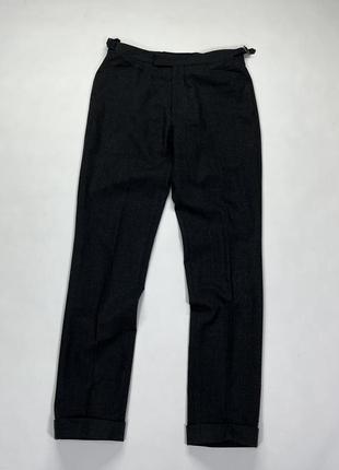 Reiss pulse wool slim fit чоловічі повсякденні штани з тонкої вовни