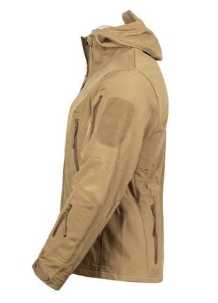 Тактична чоловіча куртка esdy softshell олива, койот, чорна софтшел3 фото