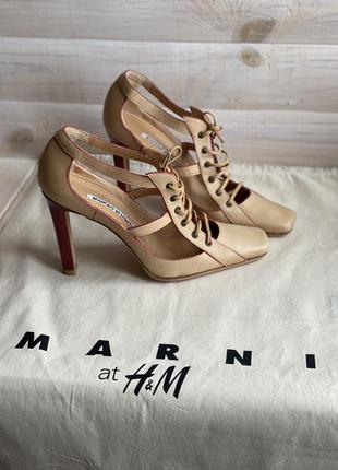 Manolo blahnik винтажные туфли4 фото