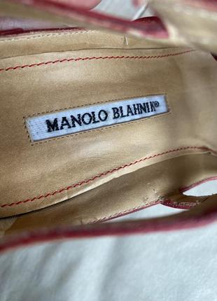 Manolo blahnik винтажные туфли3 фото