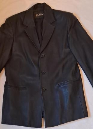 Мужская кожаная куртка, демисезонная куртка, куртка из натуральной кожи, кожаный пиджак, мужской жакет