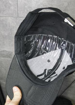 Новая черная кепка (бейсболка) с черным лого newyork yankees7 фото