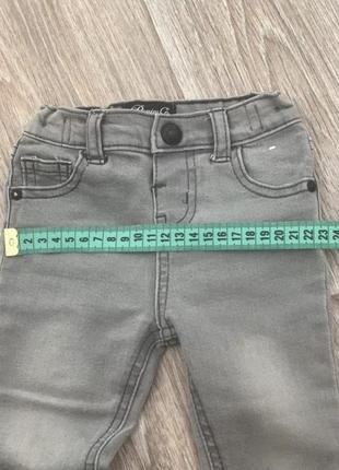 Стильні джинси для малюків 68-74 розмір5 фото