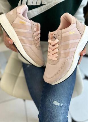 Кросівки adidas iniki pink2 фото