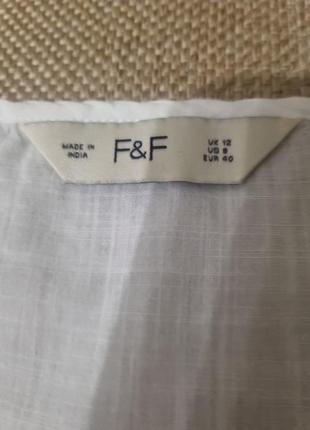 Блуза f&amp;f с кружевными вставками3 фото