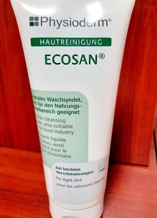 Гель-лосьон physioderm ecosan hand cleanser 200 ml tube fragrance-free