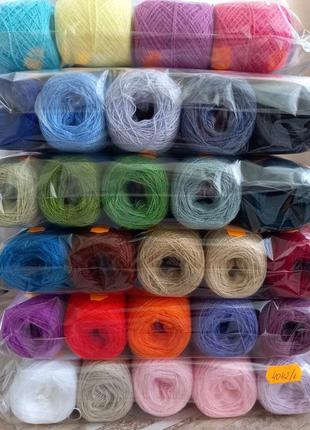 Набір ниток 165 кольорів і відтінків