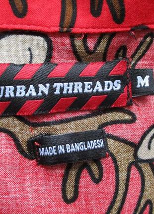 Urban threads (м) гавайка рубашка мужская6 фото