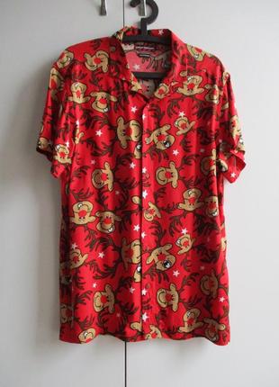 Urban threads (м) гавайка рубашка мужская1 фото
