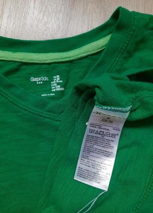 Gap футболка зеленая 8-9 лет для мальчиков2 фото