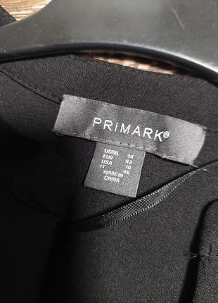 Рубашка черная блузка primark 14 р.4 фото