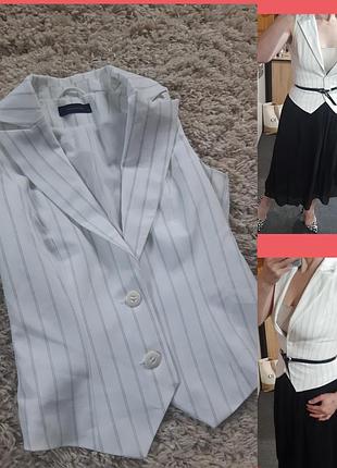 Стильный белый жилет в полоску ,vero moda,  p. 36