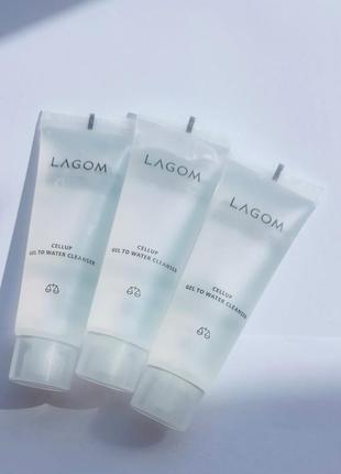 Гель для вмивання lagom cellup gel to water cleanser