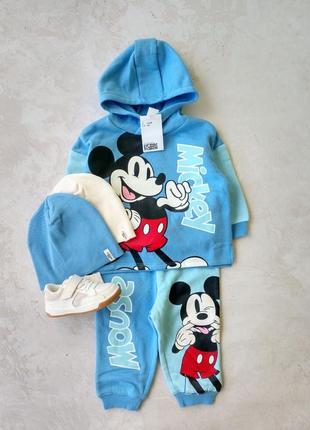 Стильный костюм набор микки mickey mouse h&m хм