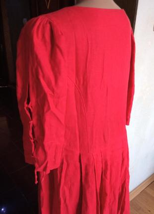 Винтажное льняное платье на пуговицы merit8 фото