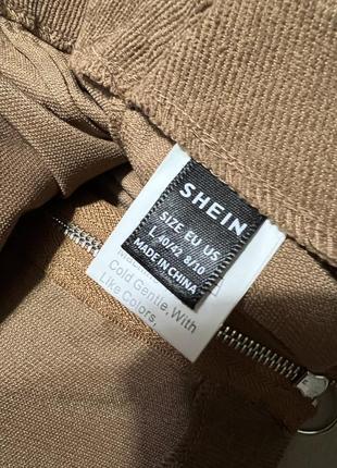 Вельветовая юбка на молнии shein4 фото