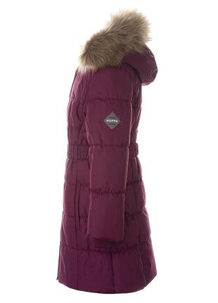 Пальто зимнее для девочек huppa yacaranda бордовый 12030030-800343 фото