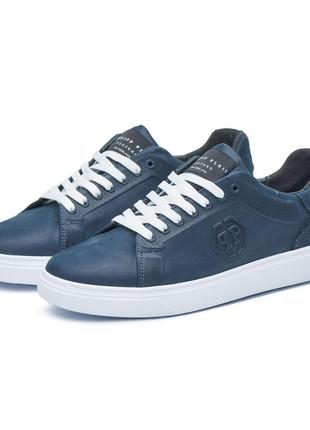 Качественные мужские кеды из натуральной кожи model-пп1