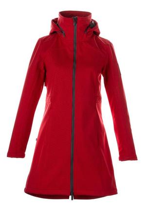 Пальто плащ softshell женский huppa ava красный р. xs (12280000-10204-0xs)