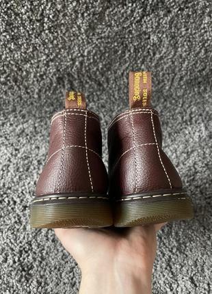 Кожаные весенние туфли кеды ботинки dr martens, размер 38, 24 см7 фото