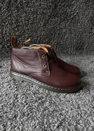 Кожаные весенние туфли кеды ботинки dr martens, размер 38, 24 см5 фото