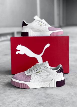 Кроссовки puma cali женские кожаные пума-шнлые nike air force кожаные adidas samba весна nike sb dunk женские кроссовки nike blazer весна nike cortez6 фото