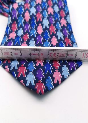 Галстук фирменный, шелковый tie rack, италия3 фото