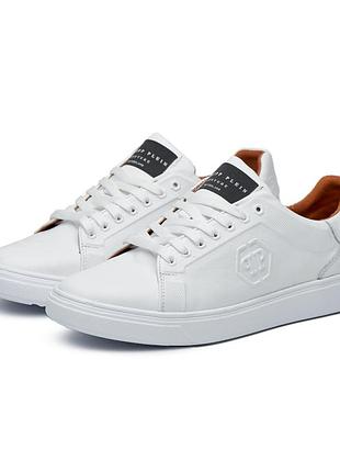 Качественные мужские кеды из натуральной кожи model-пп1