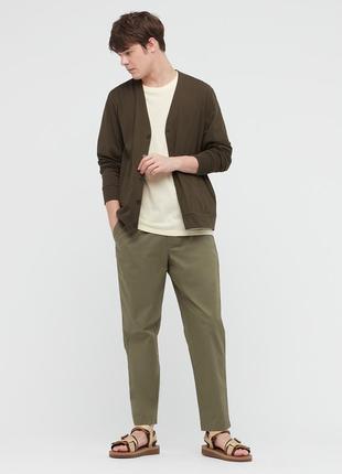 Штаны свободные uniqlo cotton relaxed ankle. xl/l2 фото