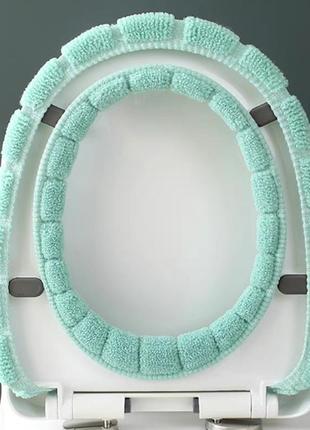 Мягкое сиденье унитаза, накидка-подушка для сидения унитаза, теплый унитаз, универсальная.