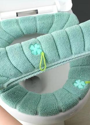 Мягкое сиденье унитаза, накидка-подушка для сидения унитаза, теплый унитаз, универсальная.