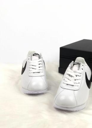Кроссовки nike cortez женские кожаные кроссовки найк кортез женские белое кожуние кроссовки nike air orange 1 white весна найк аир макс шине nike air max3 фото