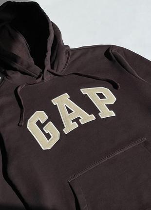 Новые, оригинальные худи gap коричневые стильные и красивые s, m, l, xl2 фото