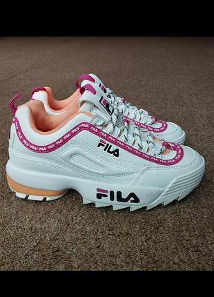 Кросівки на платформі fila disruptor logo low