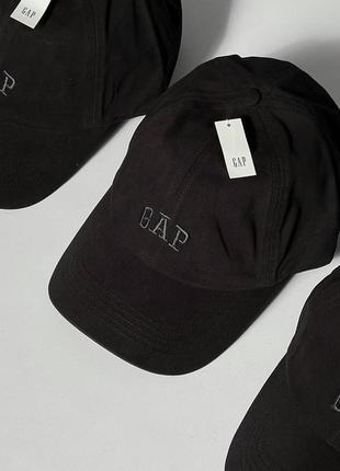 Оригінальна кепка gap black чорна one size