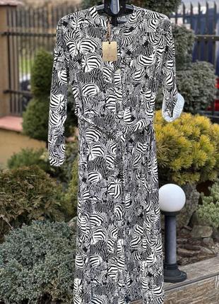 Италия стильное натуральное платье платье макси черно-белое l5 фото