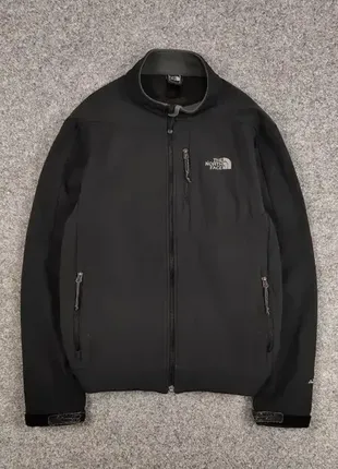 Треккинговая куртка софтшелл the north face apex black softshell jacket