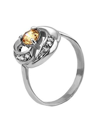 Кольцо серебряное с цирконием конфети 1319р, 19 размер