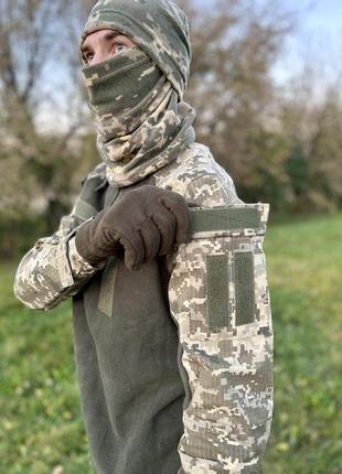 Убакс армійська кофта на флісі зсу піксель. розмір м6 фото