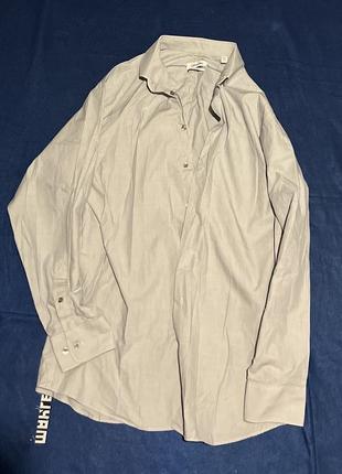 Сорочка ck сорочка сірого кольору  calvin klein