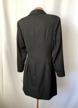 Missguided чорна сукня піджак з вирізом нова міні жакет плаття3 фото