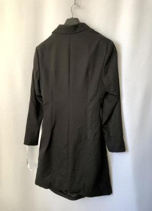 Missguided чорна сукня піджак з вирізом нова міні жакет плаття5 фото
