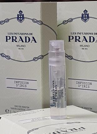 Оригінальний пробник prada infusion d'iris eau de parfum_1,2ml6 фото