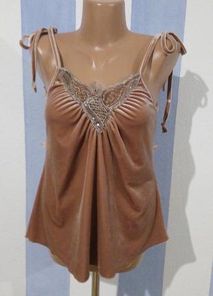 Красивуча велюрова оксамитна майка ошатна ana alcazar